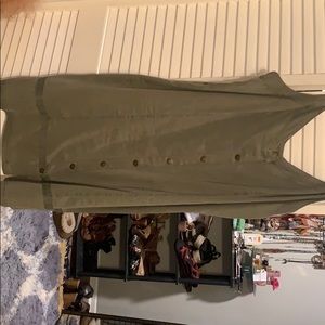 Vince Canuto army green dress